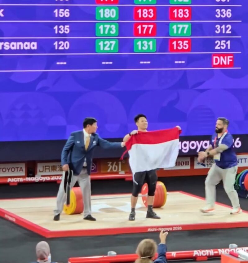 Rahmat Erwin Abdullah Raih Medali Emas Kedua Untuk Indonesia di Asian Games 2026 