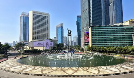 Ilustrasi Bundaran HI di Jakarta, titik utama aksi #IndonesiaSadar yang dijadwalkan pada 28 Oktober 2026