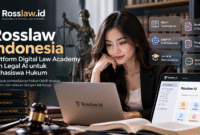 Perkembangan teknologi digital telah mengubah berbagai sektor kehidupan, termasuk dunia pendidikan dan hukum. Di tengah meningkatnya kebutuhan akan akses pembelajaran hukum yang lebih modern, cepat, dan efisien, Rosslaw Indonesia hadir sebagai platform Digital Law Academy yang mengintegrasikan pendidikan hukum, teknologi kecerdasan buatan (Artificial Intelligence), serta berbagai sumber daya akademik dalam satu ekosistem digital